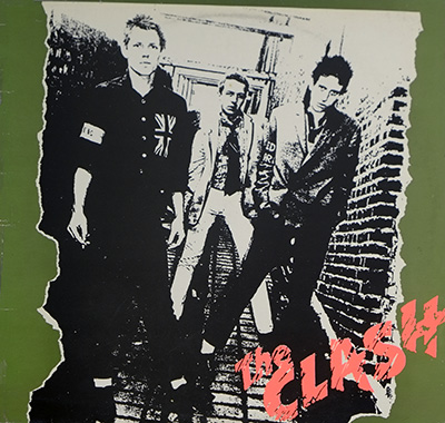 THE CLASH - S/T Self-Titled album front cover vinyl record